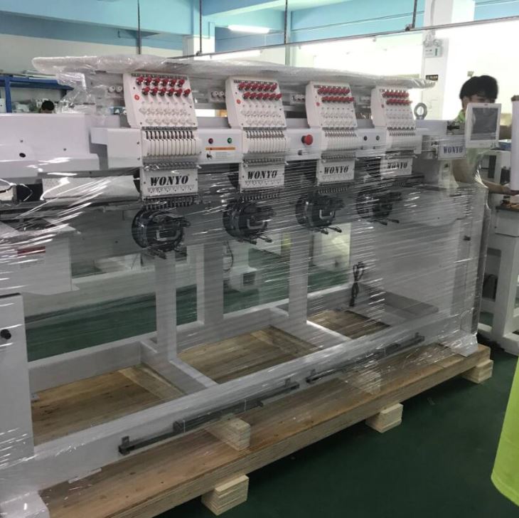 4 Head Computer Garment Embroidery Machine With All Parts