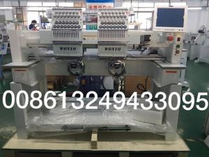 2 Hoved 15 Nåle High Speed ​​Broderi Machine WY1502CH