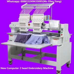 Kina Factory WONYO 2 Head Excellent Than Gemsy Broderi Machine