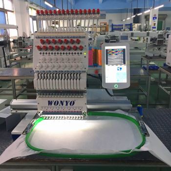 Kina Factory Cap Og T-shirt Single Head Computerized Broderi Machine