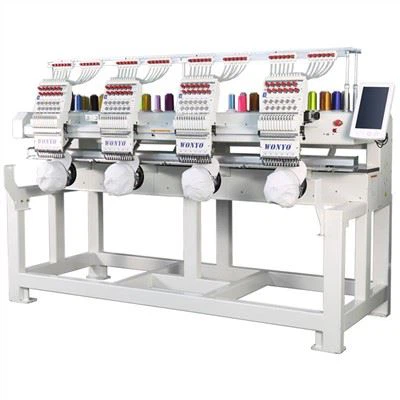 Industrial 4 Head High Speed Cap Embroideringsmaskiner