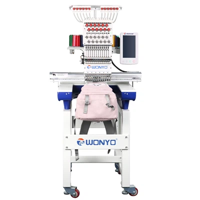Single Head Computerized Brodery Machine Madeira Polyneon